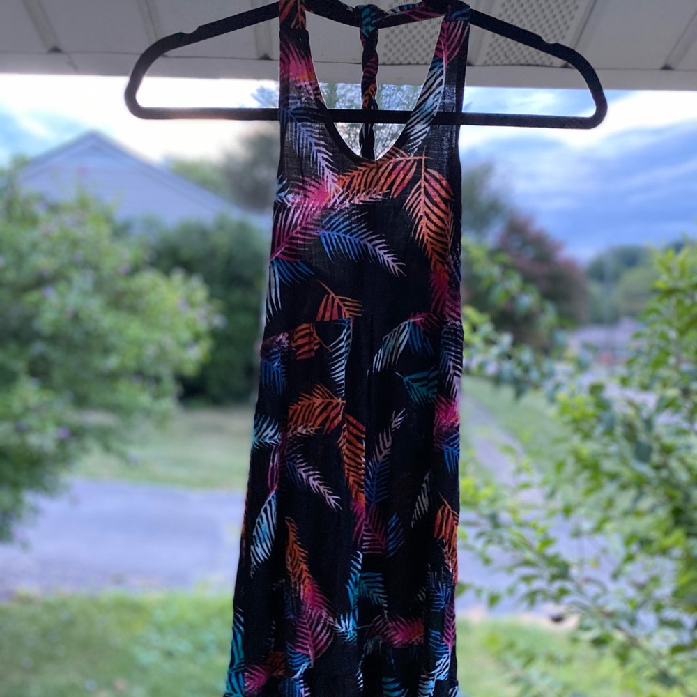 Girls summer floral print dress. Size 6x